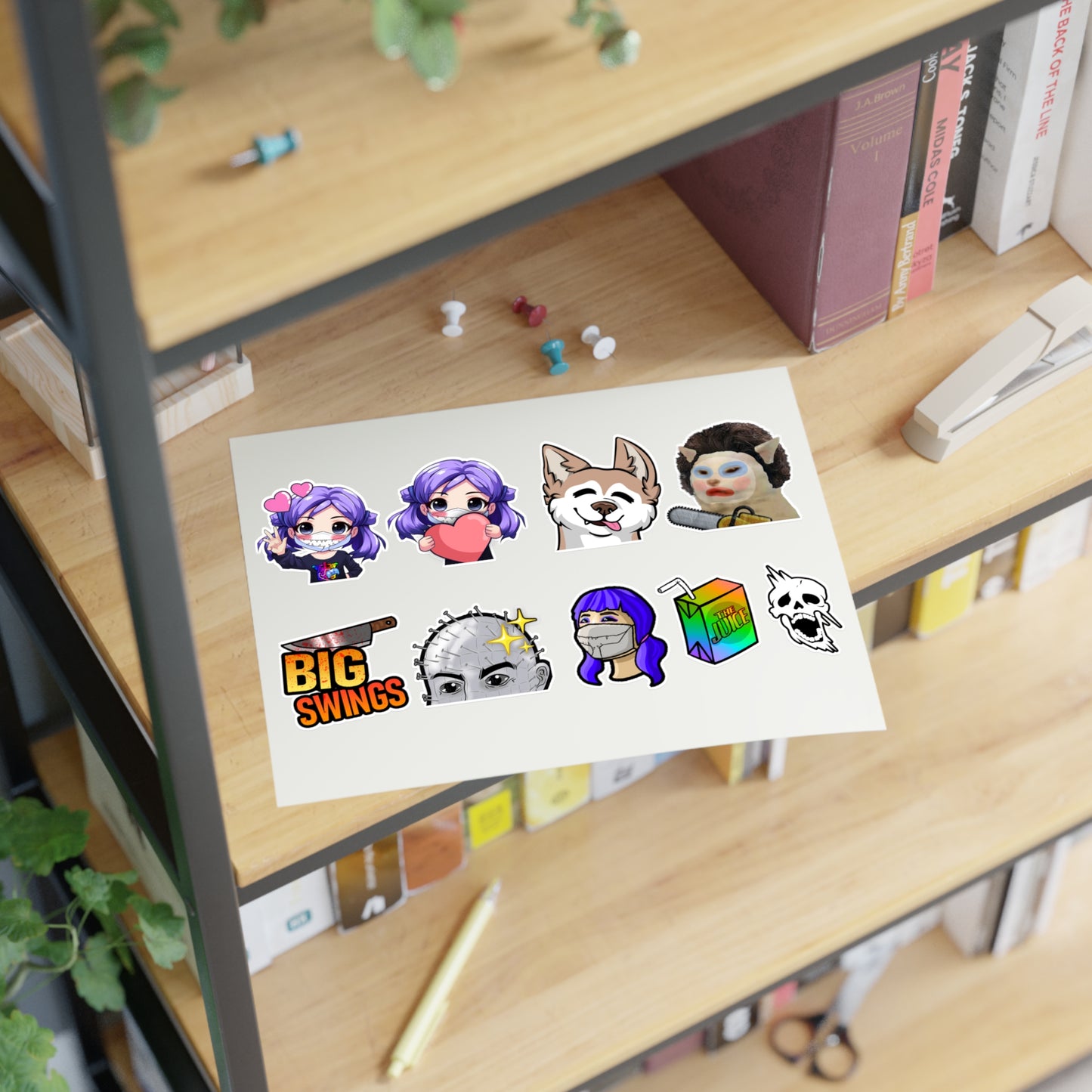 Quaddi Emote Sticker Sheet (9 Pack)