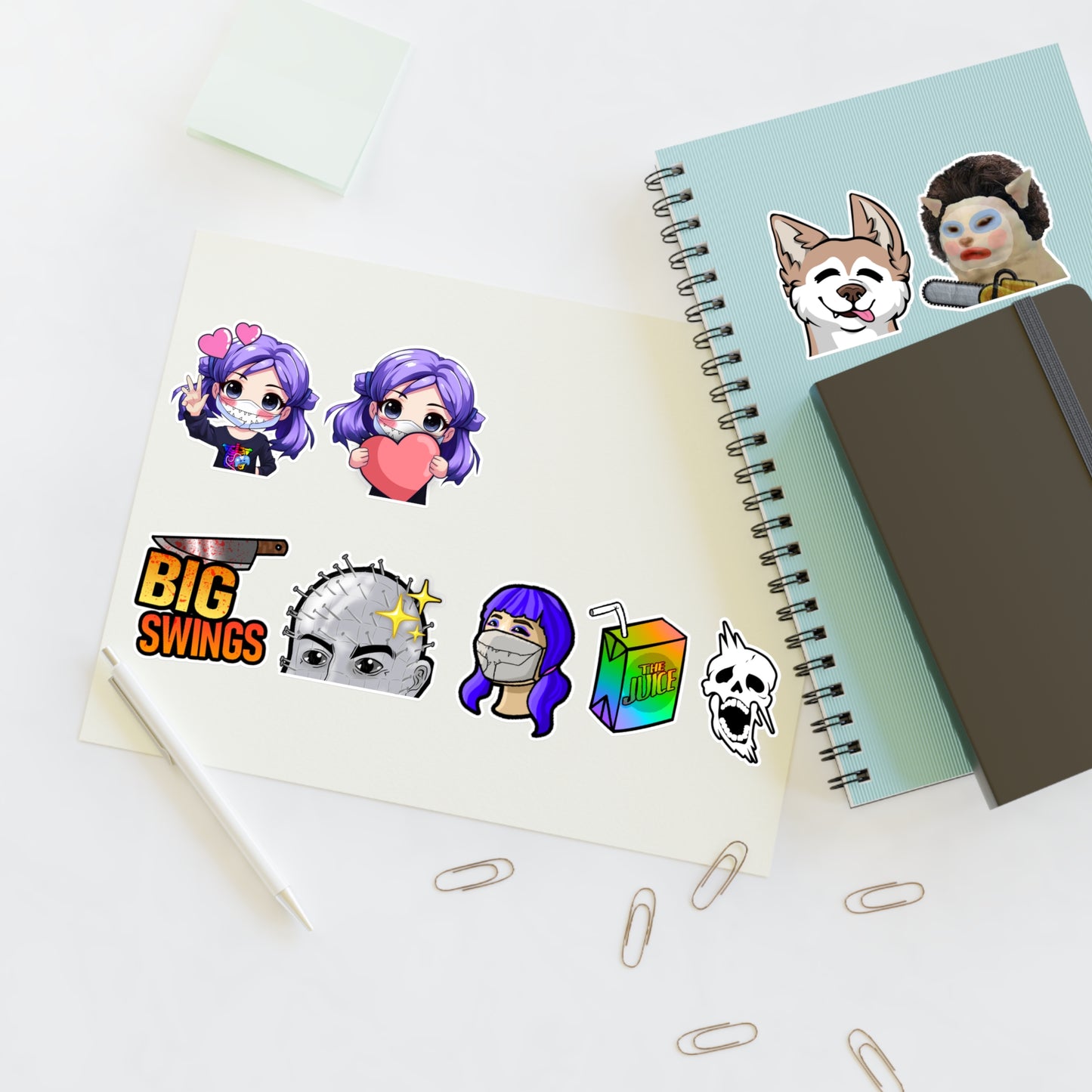 Quaddi Emote Sticker Sheet (9 Pack)