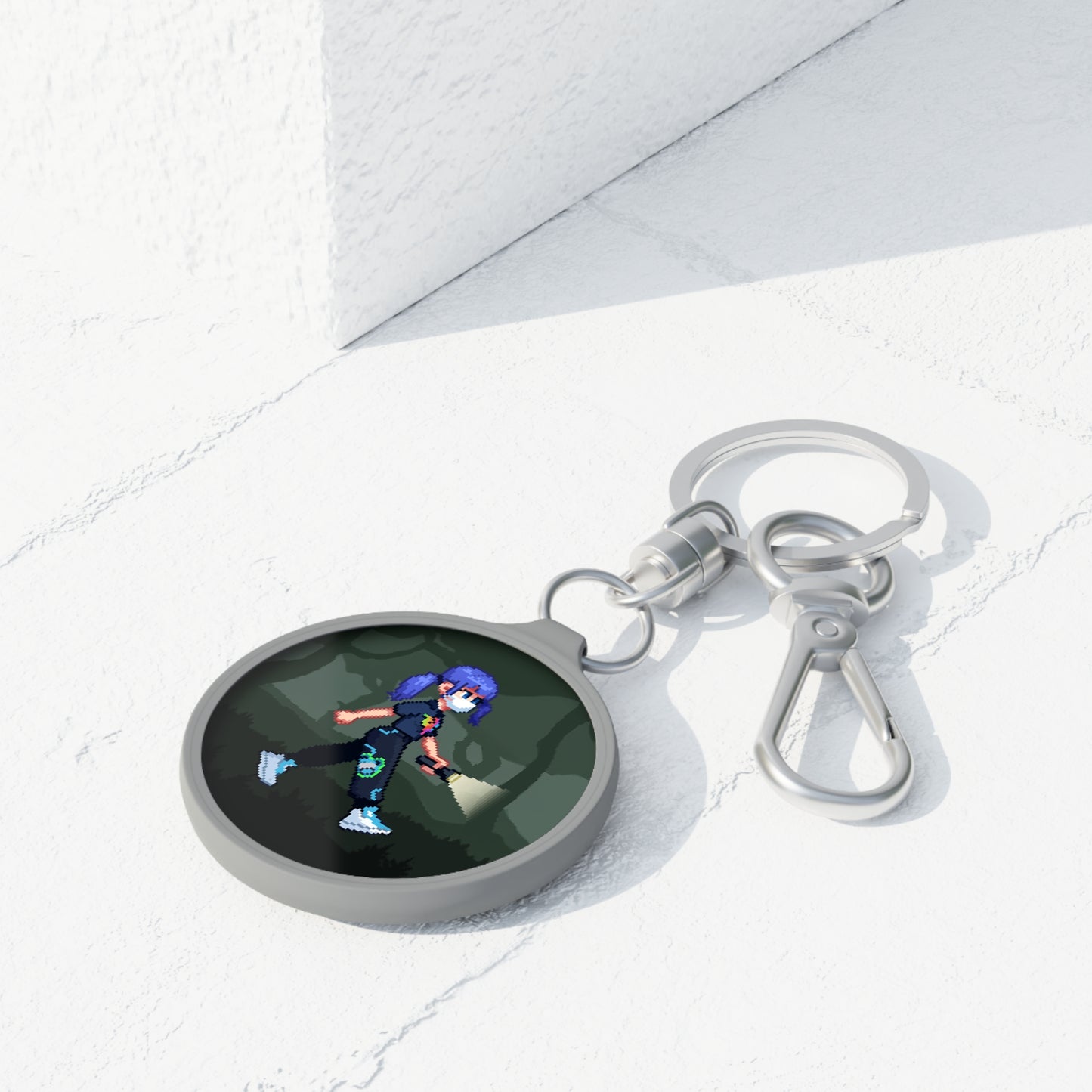 Pixel Keyring Tag