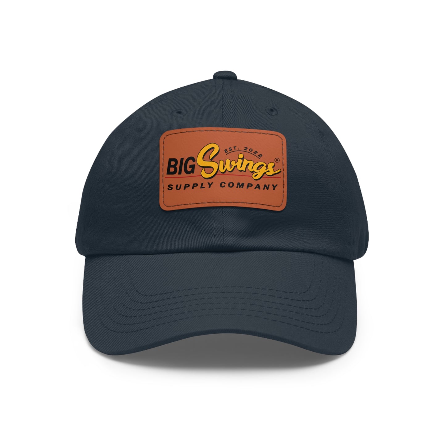 Big Swings Leather Patch Hat