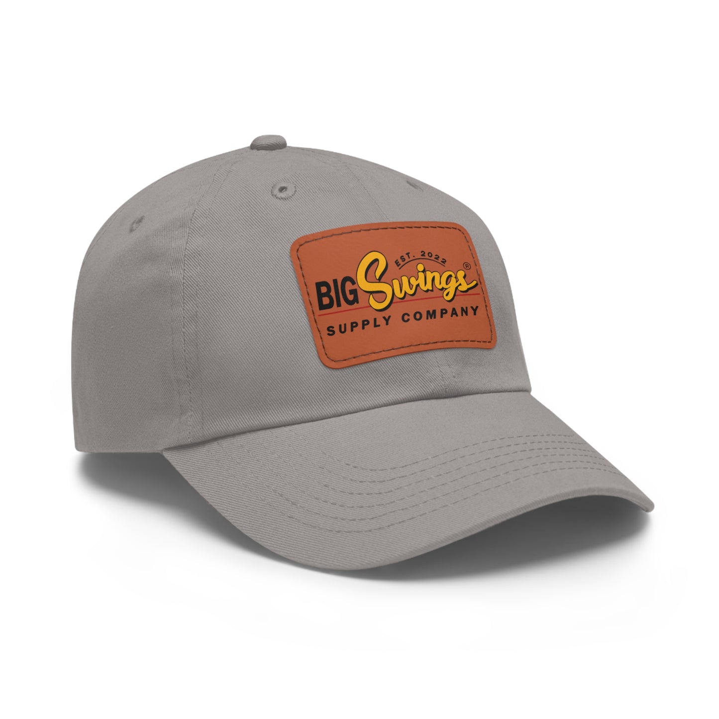 Big Swings Leather Patch Hat