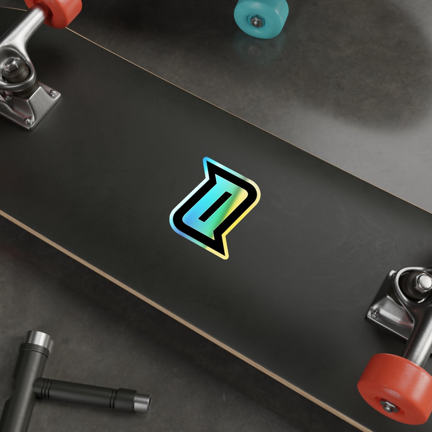 Quaddi Holographic Logo Sticker