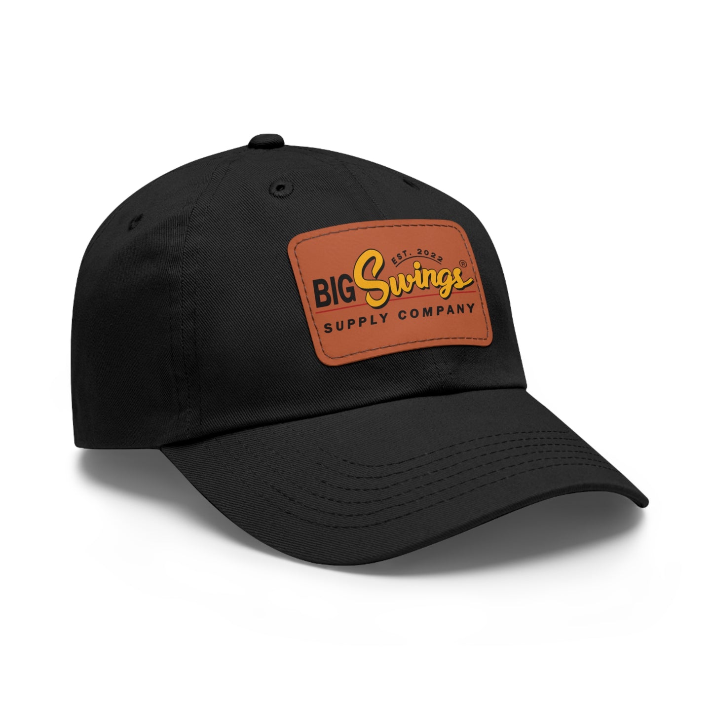 Big Swings Leather Patch Hat