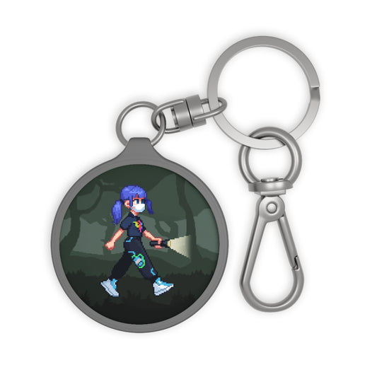 Pixel Keyring Tag