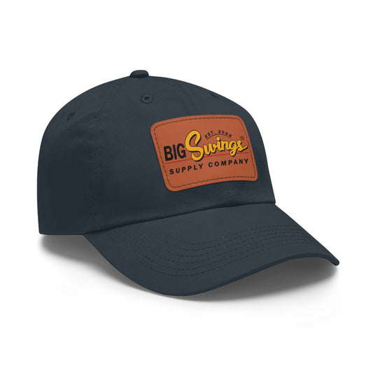 Big Swings Leather Patch Hat