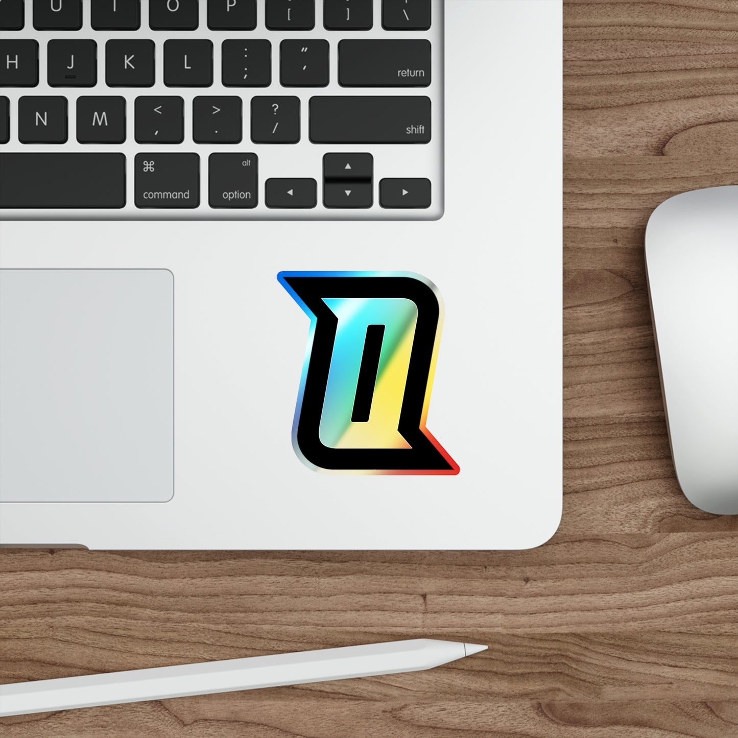 Quaddi Holographic Logo Sticker