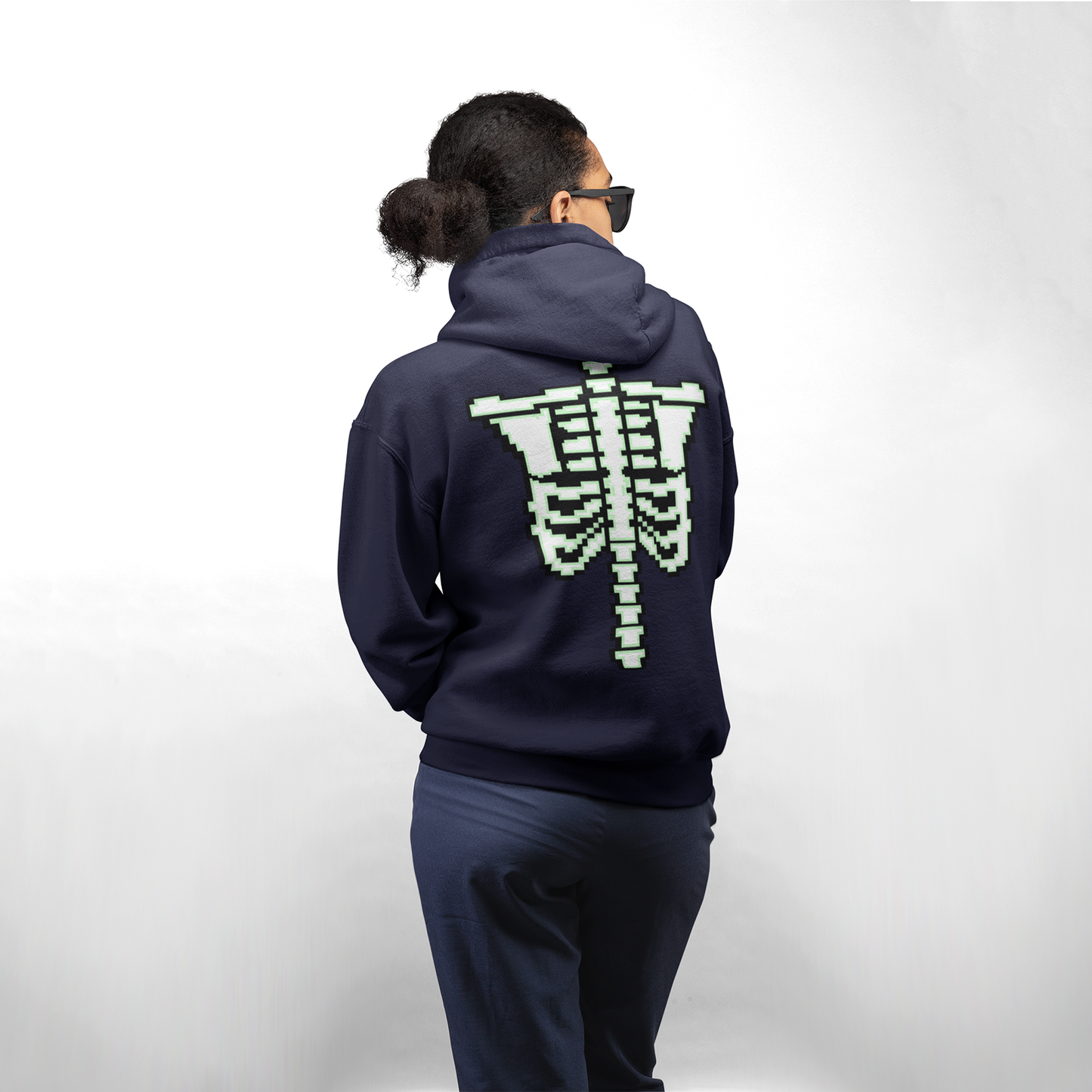 Gamer Skeleton Long Sleeve Hoodie