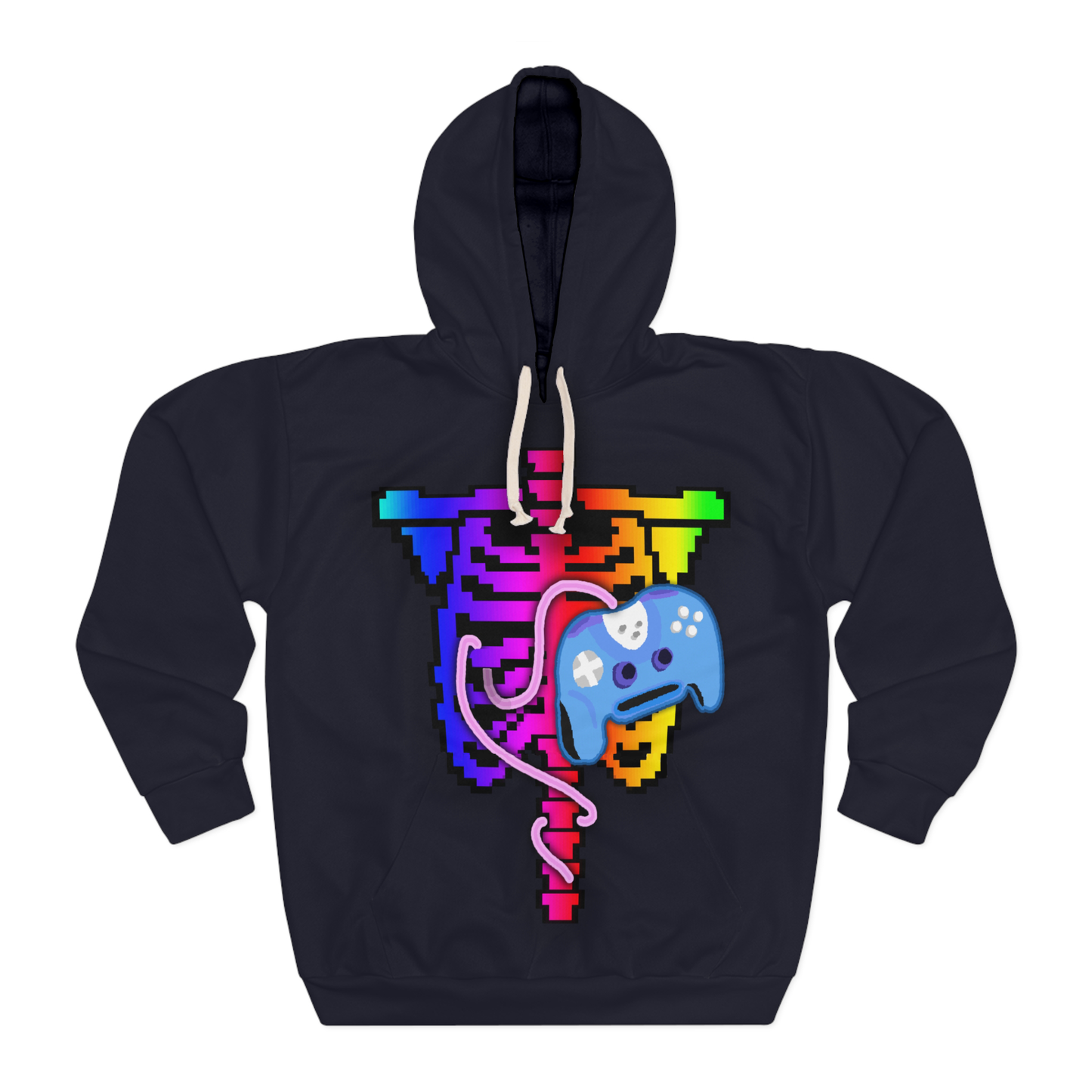 Gamer Skeleton Long Sleeve Hoodie